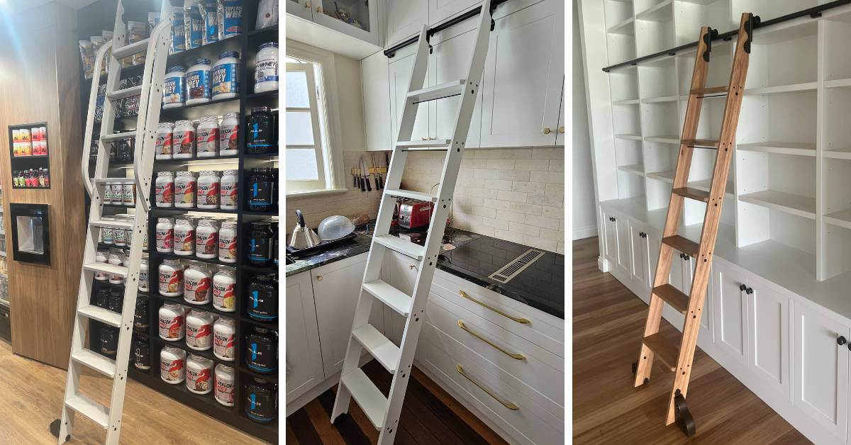 Untitled design Wooden Library Ladders