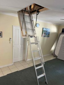 attic ladder installation Sunshine Coast