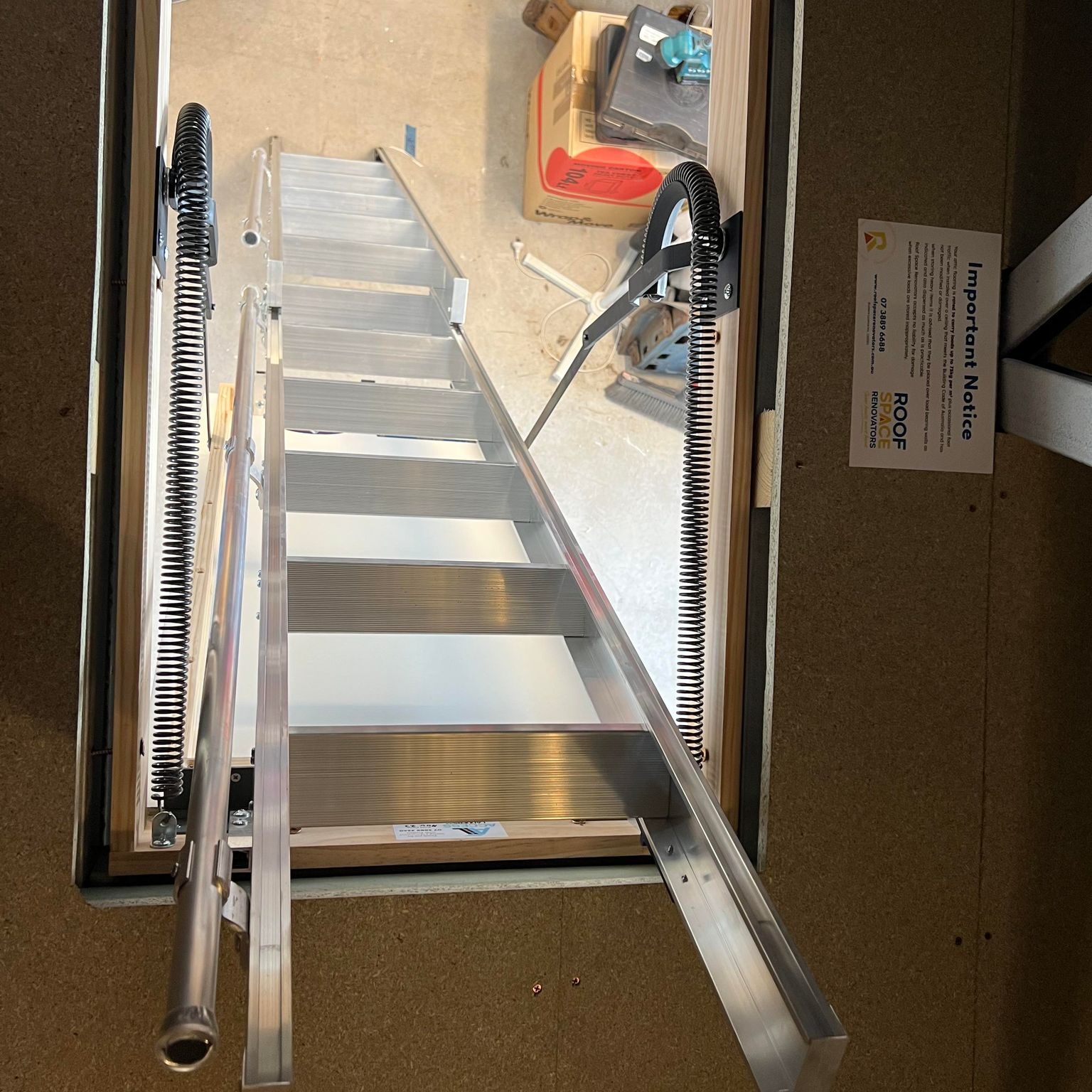 Attic Ladder installed at Thornlands