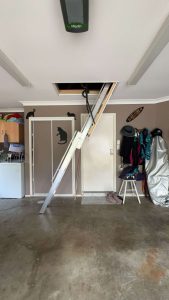 attic ladder installation North Ipswich home