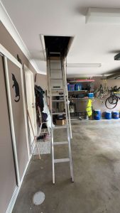 Sliding aluminium attic ladder Ipswich
