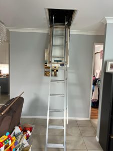 North Lakes attic ladder install
