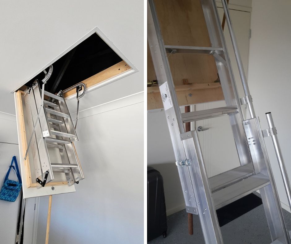 Folding & Sliding Aluminium attic ladders